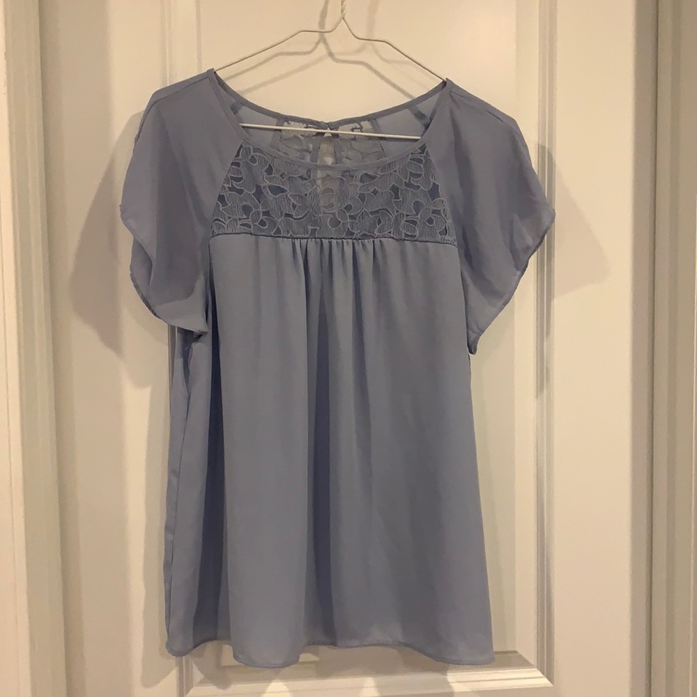 Anthropologie Periwinkle Blouse M
